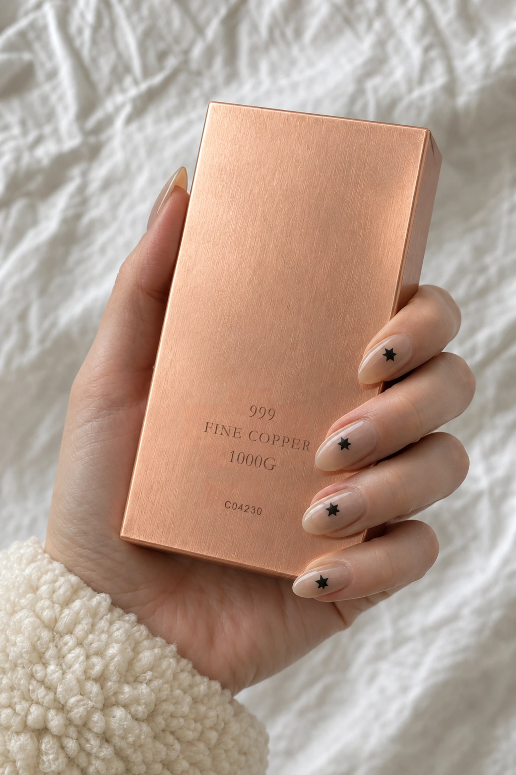 Copper bar 1 kg — Brushed Bar — Coppervm