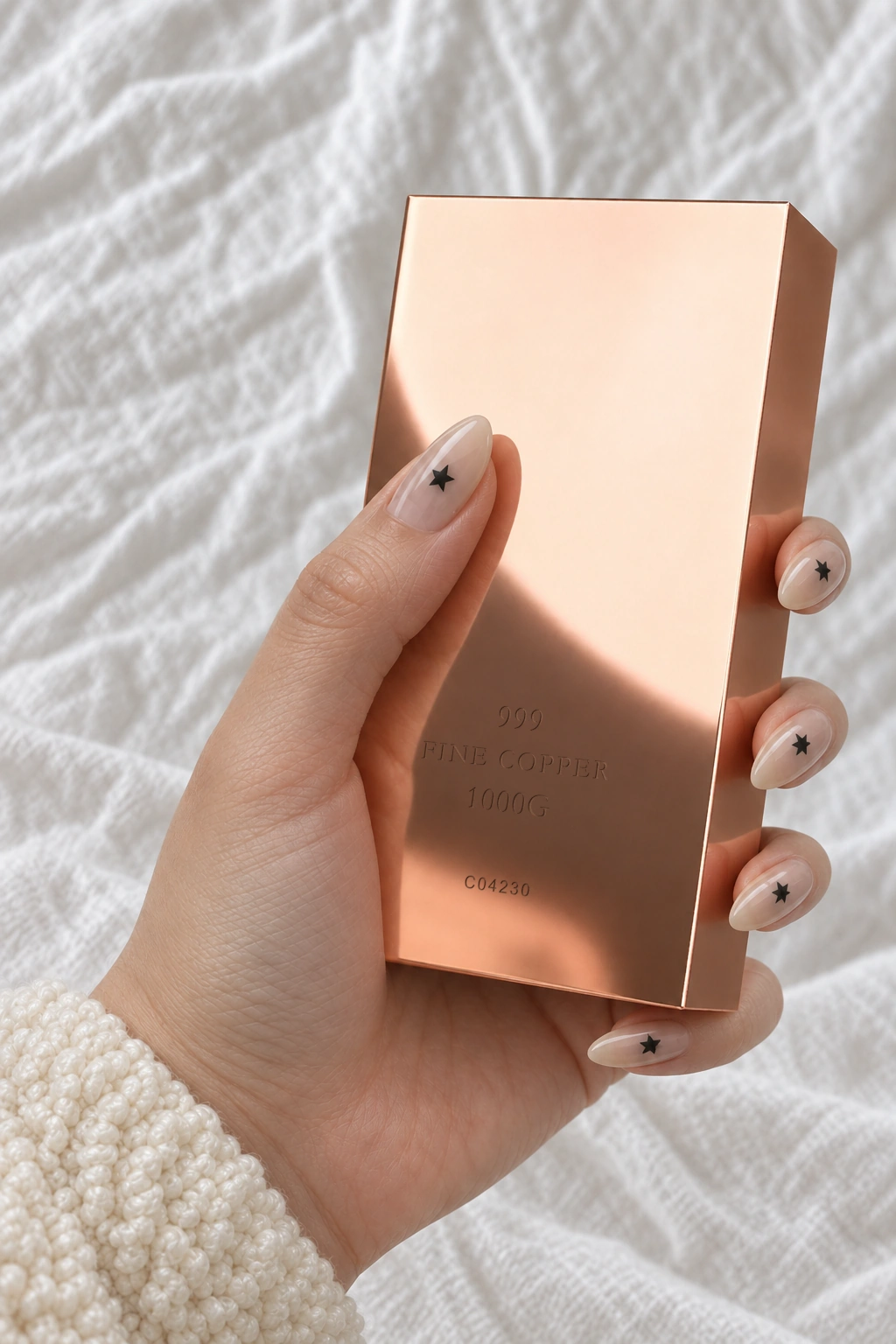 Copper bar 1 kg — Mirror Polished Bar — Coppervm